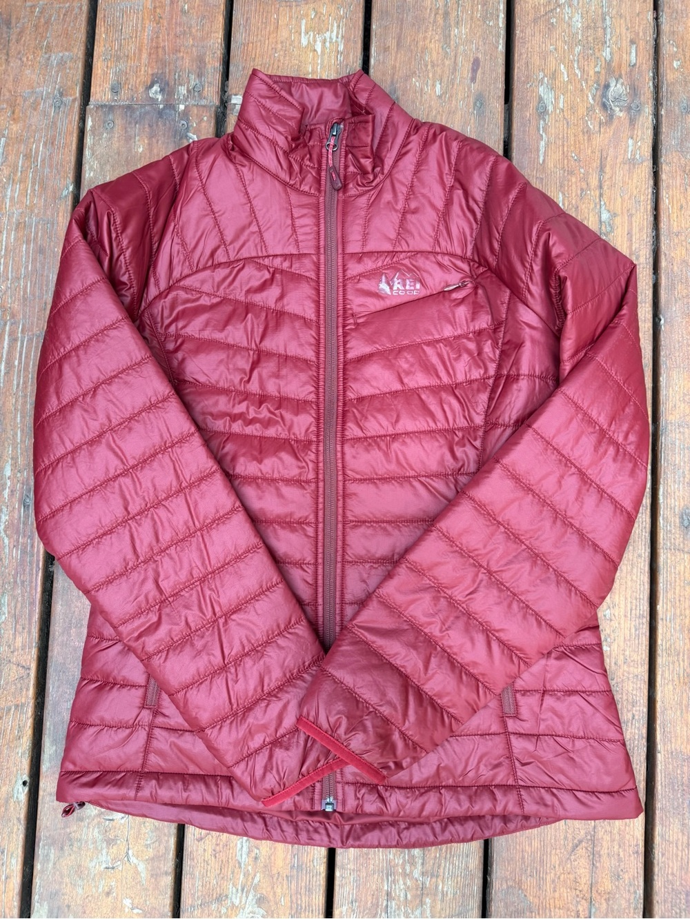 REI Women's Quilted Packable Puffer Jacket - red